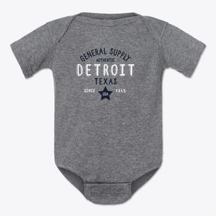 Detroit Texas General Supply Baby Onesie