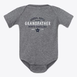 Grandfather North Carolina General Supply Baby Onesie