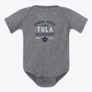 Tula Mississippi General Supply Baby Onesie