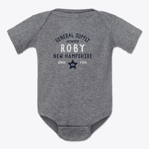 Roby New Hampshire General Supply Baby Onesie