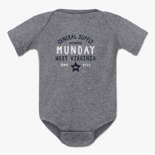 Munday West Virginia General Supply Baby Onesie