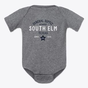 South Elm Texas General Supply Baby Onesie