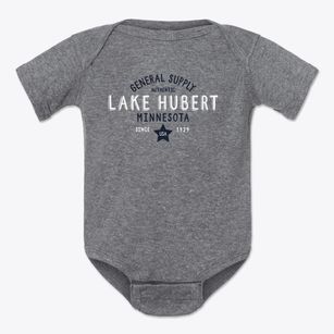 Lake Hubert Minnesota General Supply Baby Onesie