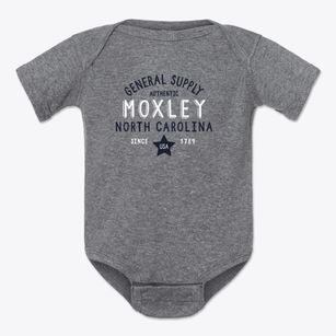 Moxley North Carolina General Supply Baby Onesie