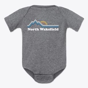North Wakefield New Hampshire Mountain View Baby Onesie