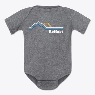 Belfast North Carolina Mountain View Baby Onesie