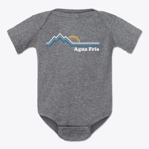 Agua Fria California Mountain View Baby Onesie