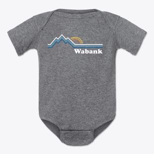 Wabank Pennsylvania Mountain View Baby Onesie