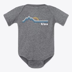 Una Mississippi Mountain View Baby Onesie