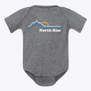 North Rim Arizona Mountain View Baby Onesie