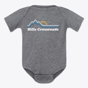 Hills Crossroads North Carolina Mountain View Baby Onesie