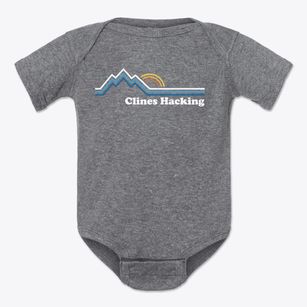 Clines Hacking Virginia Mountain View Baby Onesie