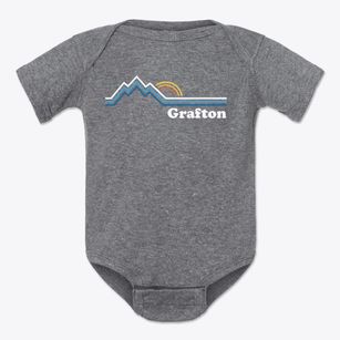 Grafton Kansas Mountain View Baby Onesie