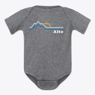 Alto Michigan Mountain View Baby Onesie