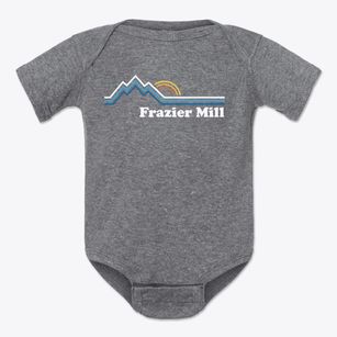 Frazier Mill Pennsylvania Mountain View Baby Onesie