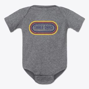 Three Oaks Tennessee Color Loop Baby Onesie