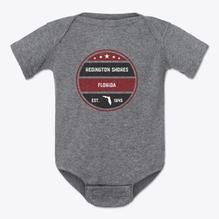 Redington Shores Florida Americana Baby Onesie