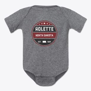 Rolette North Dakota Americana Baby Onesie