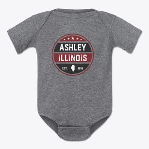 Ashley Illinois Americana Baby Onesie