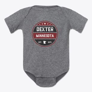 Dexter Minnesota Americana Baby Onesie