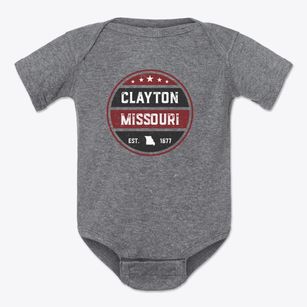 Clayton Missouri Americana Baby Onesie