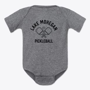 Lake Mohegan New York Pickleball Baby Onesie