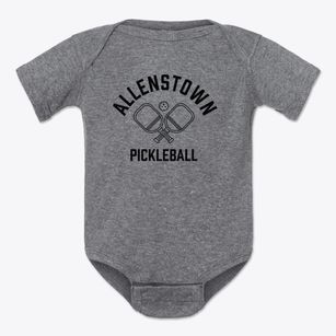 Allenstown New Hampshire Pickleball Baby Onesie