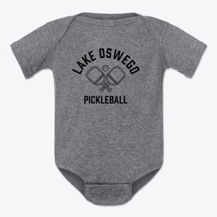 Lake Oswego Oregon Pickleball Baby Onesie