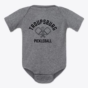 Troupsburg New York Pickleball Baby Onesie