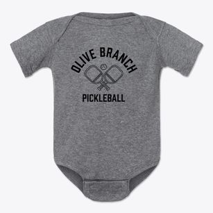 Olive Branch Illinois Pickleball Baby Onesie