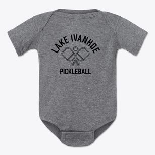 Lake Ivanhoe Wisconsin Pickleball Baby Onesie