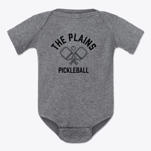 The Plains New Hampshire Pickleball Baby Onesie