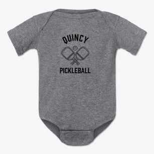 Quincy Kansas Pickleball Baby Onesie