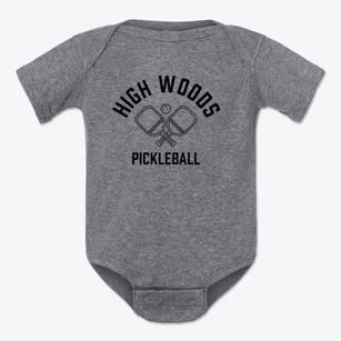 High Woods New York Pickleball Baby Onesie