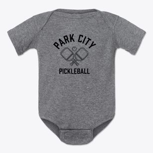 Park City Kansas Pickleball Baby Onesie