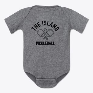 The Island Vermont Pickleball Baby Onesie