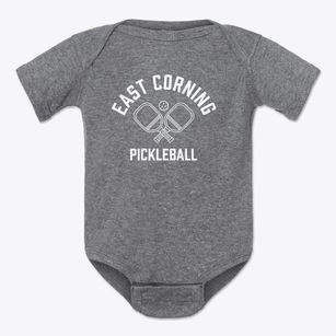 East Corning New York Pickleball Baby Onesie