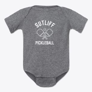 Sutliff Iowa Pickleball Baby Onesie