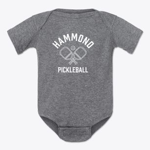 Hammond Wisconsin Pickleball Baby Onesie