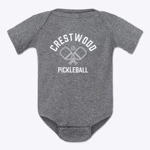 Crestwood Illinois Pickleball Baby Onesie