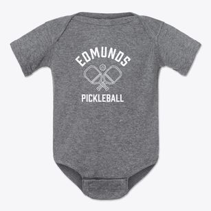 Edmunds Maine Pickleball Baby Onesie