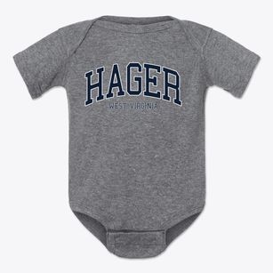 Hager West Virginia Traditional Baby Onesie