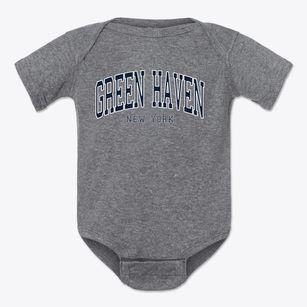 Green Haven New York Traditional Baby Onesie