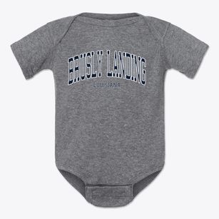 Brusly Landing Louisiana Traditional Baby Onesie