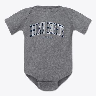 Brown Heights Louisiana Traditional Baby Onesie