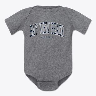 Bay View Beach Virginia Traditional Baby Onesie