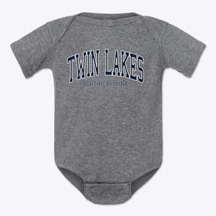 Twin Lakes North Carolina Traditional Baby Onesie