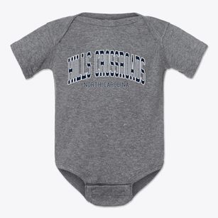 Hills Crossroads North Carolina Traditional Baby Onesie