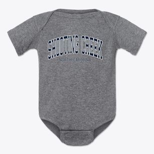 Shooting Creek North Carolina Traditional Baby Onesie