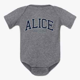 Alice Pennsylvania Traditional Baby Onesie